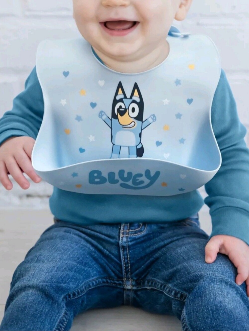 Bluey Silicone Bib for Kids